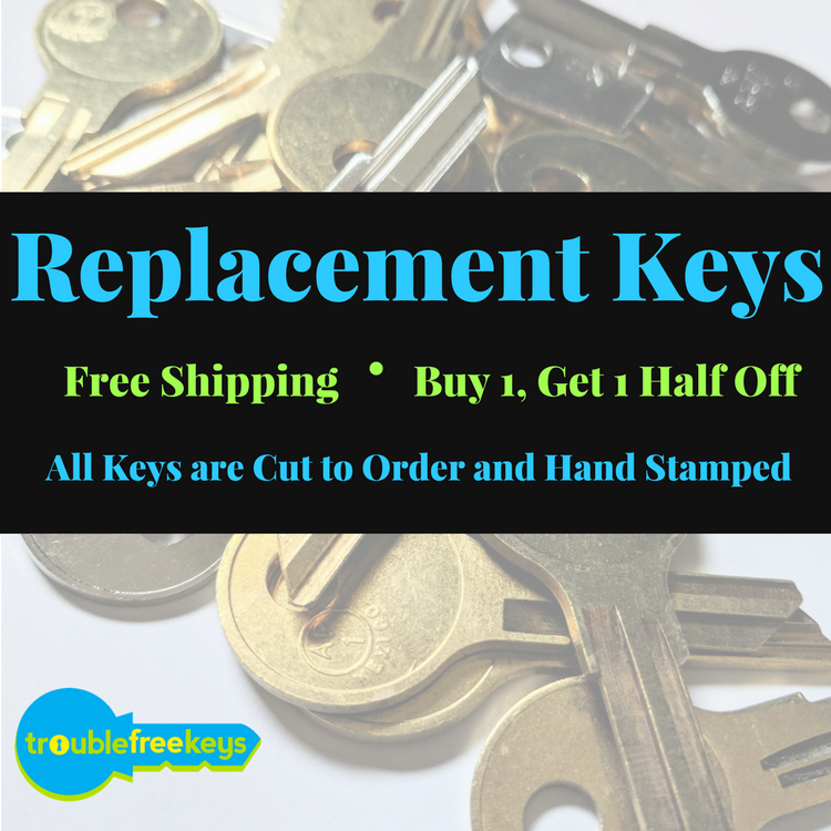 Replacement Steelcase File Cabinet Key, Fr301-fr550 - 2nd Key Half Price